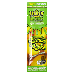 JUICY HEMP WRAPS TERP ENHANCED - LEMON CAKE