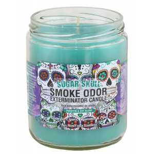 Smoke Odor Exterminator Candle - Sugar skull