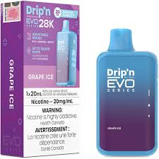 Drip'n Evo Series 28K Puff Disposable Vape - Grape Ice