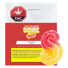 Spinach Sourz Fully Blasted STRAWBERRY MANGO Sativa - 1 Pk