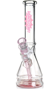 10" WowkPow! Beaker Bong - Pink