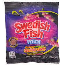Swedish Fish Glowups Soft Candy - 87g