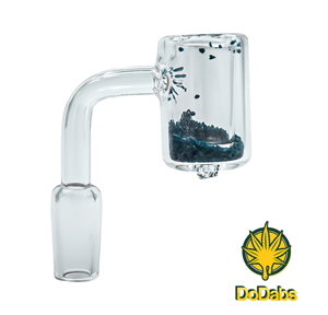 14mm 90 DoDabs Quartz Banger w/ Thermo Sand - Blue