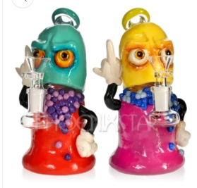 Middle Fingers Up 3D Bong 6.5" with 14mm Bowl