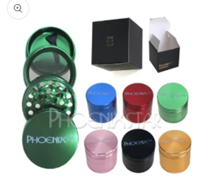 Sleek Phoenix Grinder 2" - Black