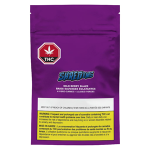 Shred'ems WILD BERRY BLAZE Hybrid - 4 Pk